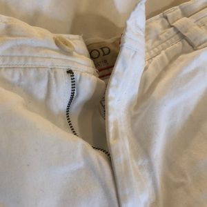 White Khaki Shorts